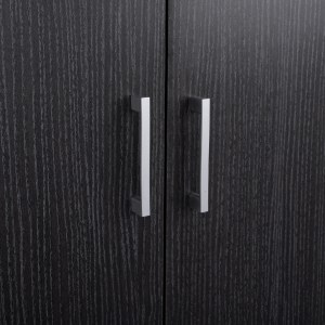 68602 ΠΑΠΟΥΤΣΟΘΗΚΗ ΞΥΛΙΝΗ DAYANNA ΜΕ 6 ΡΑΦΙΑ 60X43X180.5εκ. ZEBRANO HM2379.01