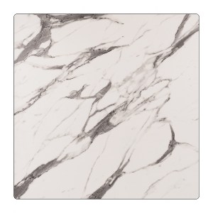 68605 ΕΠΙΦΑΝΕΙΑ ΤΡΑΠΕΖΙΟΥ HPL HM5839.11 MARBLE WHITE-GREY 80x80 εκ. ΠΑΧΟΥΣ 12mm.