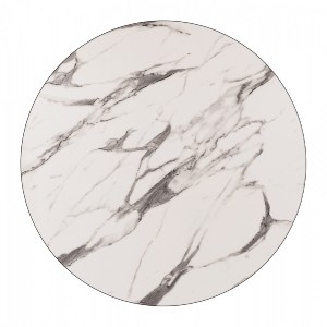 68607 ΕΠΙΦΑΝΕΙΑ ΤΡΑΠΕΖΙΟΥ HPL HM5841.11 MARBLE WHITE-GREY Φ60 εκ. ΠΑΧΟΥΣ 12mm.
