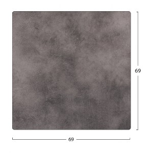 68617 ΕΠΙΦΑΝΕΙΑ ΤΡΑΠΕΖΙΟΥ HPL HM5838.12 CEMENT 69x69 εκ. ΠΑΧΟΥΣ 12mm.