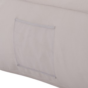 68620 ΠΟΥΦ YAMIN 2ΑΤΟΜΩΝ ΜΕ TEXTILENE 600gr/m2 2X1 ΛΕΥΚΟ HM5773.11 140x140x40-60Υεκ.