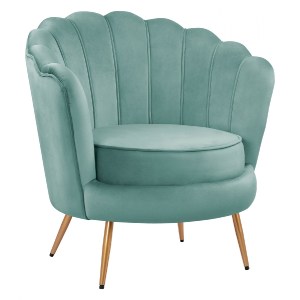 68681 ΠΟΛΥΘΡΟΝΑ COQUILLE ΑΠΟ ΒΕΛΟΥΔΟ ΦΥΣΤΙΚΙ HM8493.07 80x78x85Y εκ.