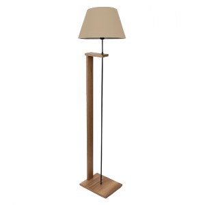 68791 ΦΩΤΙΣΤΙΚΟ ΔΑΠΕΔΟΥ MDF ΚΑΡΥΔΙ ΜΕ ΜΠΕΖ HM7609.03 Φ38x150 εκ.