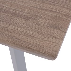 68911 ΤΡΑΠΕΖΙ ΤΡΑΠΕΖΑΡΙΑΣ OFIRA 140X80 SONAMA ΜΕ ΛΕΥΚΑ ΠΟΔΙΑ HM8374.02