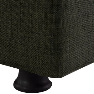 68986 ΚΑΝΑΠΕΣ ΚΡΕΒΑΤΙ ANDRI ΤΡΙΘΕΣΙΟΣ DARK OLIVE HM3239.05 180x72x77 εκ.