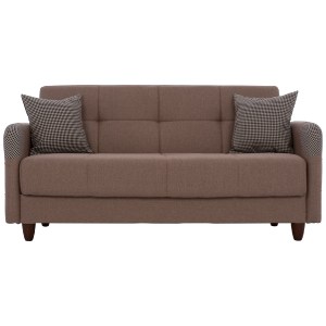 68991 ΚΑΝΑΠΕΣ ΚΡΕΒΑΤΙ ΔΙΘΕΣΙΟΣ SANNA HM3246.01 ΜΠΕΖ 140x82x86 εκ.