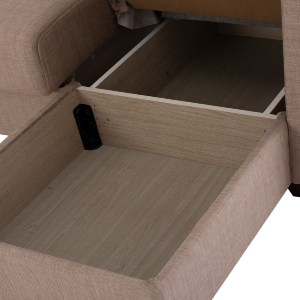 69155 ΓΩΝΙΑΚΟΣ ΚΑΝΑΠΕΣ ΚΡΕΒΑΤΙ ΜΠΕΖ HM3244.04 200x133x77Yεκ.