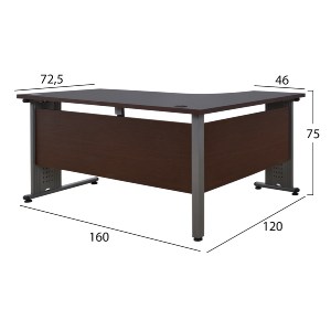 69167 ΣΕΤ ΓΡΑΦΕΙΟΥ 3ΤΜΧ ΣΕ ΧΡΩΜΑ WENGE HM10204.02L
