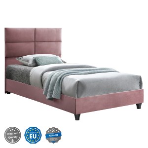 69215 ΚΡΕΒΑΤΙ MILO ΑΠΟ ΒΕΛΟΥΔΟ ΣΑΠΙΟ ΜΗΛΟ HM652.12 ΓΙΑ ΣΤΡΩΜΑ 90x200 εκ.