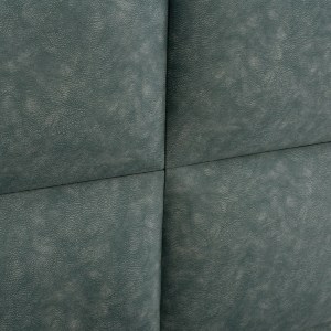 69221 ΚΡΕΒΑΤΙ MILO ΑΠΟ ΠΡΑΣΙΝΟ ΥΦΑΣΜΑ τύπου NUBUCK HM646.27 ΓΙΑ ΣΤΡΩΜΑ 120x200 εκ.