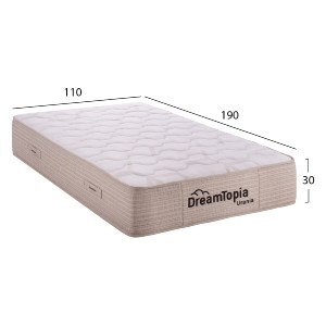 69247 ΣΤΡΩΜΑ DREAMTOPIA,σειρά URANIA HM659.110 POCKET SPRING 110X190εκ.