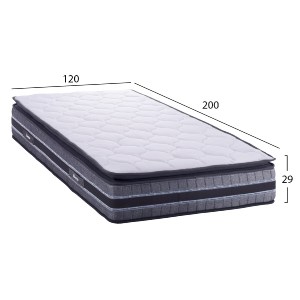 69286 ΣΤΡΩΜΑ DREAMTOPIA FRANKLIN HM657.120 BONNELL SPRING ΜΕ ΑΝΩΣΤΡΩΜΑ 120x200 εκ.