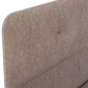 69335 ΚΡΕΒΑΤΙ HM637.22 DOLORES ΜΠΕΖ ΥΦΑΣΜΑ τ.NUBUCK, 150x200 εκ.