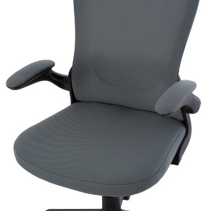 69339 ΚΑΡΕΚΛΑ ΓΡΑΦΕΙΟΥ ELSIR HM1178.10 ΜΑΥΡΟΣ ΣΚΕΛΕΤΟΣ ΓΚΡΙ MESH 60x56x105 εκ.