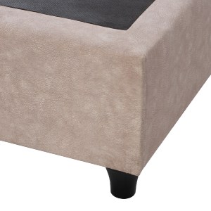69445 ΚΡΕΒΑΤΙ DOLORES ΜΠΕΖ ΥΦΑΣΜΑ HM649.22 ΓΙΑ ΣΤΡΩΜΑ 90x200 εκ.