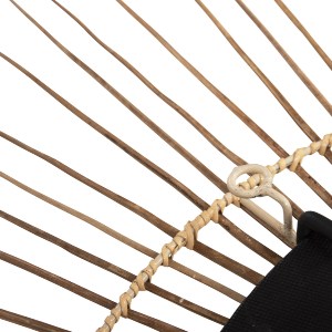 69610 ΚΑΘΡΕΠΤΗΣ ΣΤΡΟΓΓΥΛΟΣ ΜΕ ΠΛΑΙΣΙΟ ΑΠΟ STICKS ΚΟΚΟΦΟΙΝΙΚΑ ΣΕ ΧΡΩΜΑ ΦΥΣΙΚΟ Φ85 εκ.HM7733