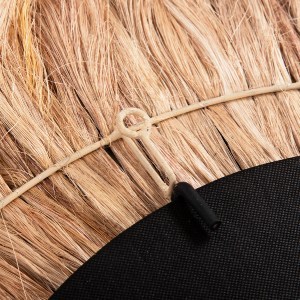 69643 ΚΑΘΡΕΠΤΗΣ ΣΤΡΟΓΓΥΛΟΣ ΜΕ ΠΛΑΙΣΙΟ ΙΝΕΣ ΑΜΠΑΚΑ ΧΡΩΜΑ ΦΥΣΙΚΟ ΜΑΥΡΟ Φ100εκ.HM7749