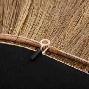 69675 ΚΑΘΡΕΠΤΗΣ ΤΟΙΧΟΥ ΟΒΑΛ ΙΝΕΣ RAYUNG GRASS ΣΕ ΧΡΩΜΑ ΦΥΣΙΚΟ ΜΑΥΡΟ 110x5x160Yεκ.HM7803