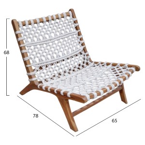 69800 ΠΟΛΥΘΡΟΝΑ ANTIB HM9466.01 ΤΕΑΚ ΞΥΛΟ NYLON ΣΧΟΙΝΙ ΛΕΥΚΟ 65x77x68Υεκ.