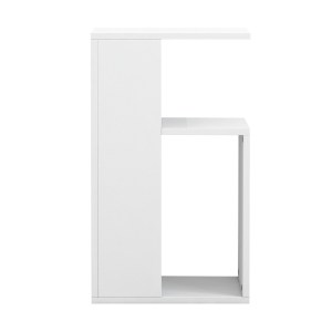 69808 ΒΟΗΘΗΤΙΚΟ ΤΡΑΠΕΖΙ DAWN ΜΕΛΑΜΙΝΗΣ ΛΕΥΚΟ 35X29,5X60Yεκ.HM8880.11