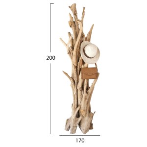 69828 ΚΑΛΟΓΕΡΟΣ HM9367 ΑΠΟ ΜΑΣΙΦ ΞΥΛΟ TEAK ΦΥΣΙΚΟ 170-200ΕΚ.