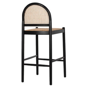69851 ΣΚΑΜΠΟ ΑΠΟ ΟΞΙΑ-RATTAN ΑΨΙΔΑ ΠΛΑΤΗ ΜΑΥΡΟ 43,5x50x98ΥεκHM9408.02