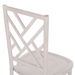 69853 ΚΑΡΕΚΛΑ ΑΠΟ ΞΥΛΟ ΤΟΟΝ WHITE WASH 44.5x48x96Υεκ.HM9410.05