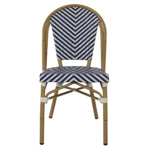 70002 ΚΑΡΕΚΛΑ BAMBOO LOOK ΜΠΛΕ-ΛΕΥΚΟ HM5860.02 46x56x88Y εκ.