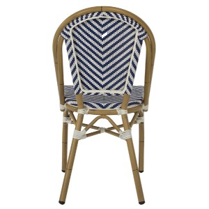 70002 ΚΑΡΕΚΛΑ BAMBOO LOOK ΜΠΛΕ-ΛΕΥΚΟ HM5860.02 46x56x88Y εκ.
