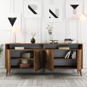 70045 ΜΠΟΥΦΕΣ ΜΕΛΑΜΙΝΗΣ ΚΑΡΥΔΙ HM9431.04 180x35x78.6Υεκ.