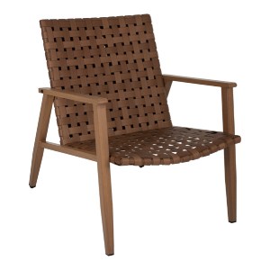 70135 ΠΟΛΥΘΡΟΝΑ ΜΕΤΑΛΛΟ ΟΨΗ ΞΥΛΟΥ & RATTAN ΔΕΡΜΑ-LOOK 63,5x75,5x77εκ.HM5868.01