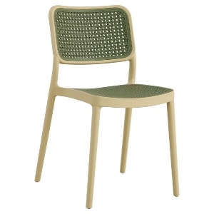 70157 ΚΑΡΕΚΛΑ ΠΟΛΥΠΡΟΠΥΛΕΝΙΟΥ MEKO HM5934.04 ΜΠΕΖ ΜΕ OLIVE GREEN ΨΑΘΑ 41x49x102Υ εκ.
