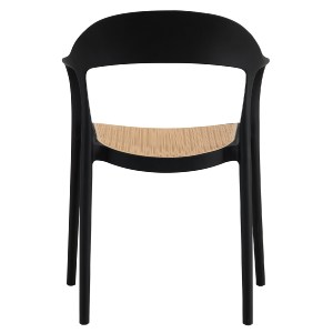 70160 ΠΟΛΥΘΡΟΝΑ ΠΟΛΥΠΡΟΠΥΛΕΝΙΟΥ CLEO HM5935.02 ΜΑΥΡΗ ME ΜΠΕΖ ΨΑΘΑ 57x53x81Υ