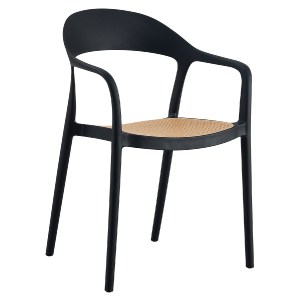 70160 ΠΟΛΥΘΡΟΝΑ ΠΟΛΥΠΡΟΠΥΛΕΝΙΟΥ CLEO HM5935.02 ΜΑΥΡΗ ME ΜΠΕΖ ΨΑΘΑ 57x53x81Υ
