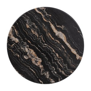 70370 ΕΠΙΦΑΝΕΙΑ ΤΡΑΠΕΖΙΟΥ ΣΤΡΟΓΓΥΛΗ 5787 WERZALIT Φ60 BLACK GOLD MARBLE HM5227.15