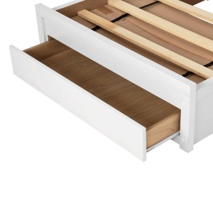 70403 ΚΡΕΒΑΤΙ MELANY HM346.05 ΜΕ 1 ΣΥΡΤΑΡΙ ΛΕΥΚΟ ΓΙΑ ΣΤΡΩΜΑ 90Χ190 εκ.