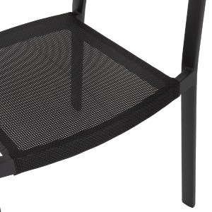 70407 ΠΟΛΥΘΡΟΝΑ ΑΛΟΥΜΙΝΙΟΥ MIRI HM5891.05 ΜΑΥΡΟΣ ΣΚΕΛΕΤΟΣ&TEXTLINE-ΜΠΕΖ RATTAN 57,5x59x81,5Yεκ.