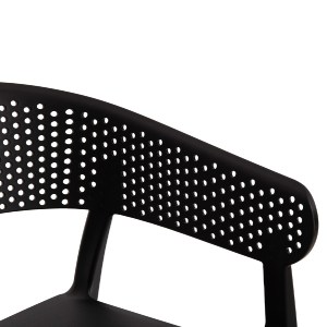 70432 ΠΟΛΥΘΡΟΝΑ ΠΟΛΥΠΡΟΠΥΛΕΝΙΟΥ PERFOE HM5941.02 ΜΑΥΡΗ 53,5x50,5x73Υ εκ.