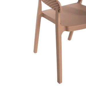70433 ΠΟΛΥΘΡΟΝΑ ΠΟΛΥΠΡΟΠΥΛΕΝΙΟΥ PERFOE HM5941.03 ΚΑΠΟΥΤΣΙΝΟ 53,5x50,5x73Υεκ.