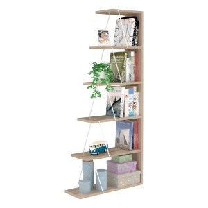 70445 ΒΙΒΛΙΟΘΗΚΗ ΜΕΛΑΜΙΝΗΣ MINI TARS SONAMA ΛΕΥΚΟ HM2241.11 65x22x146Υ εκ.