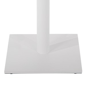 70449 ΒΑΣΗ ΜΠΑΡ ΜΕΤΑΛΛΙΚΗ ΛΕΥΚΗ ΜΑΤ 46Χ46Χ108Yεκ. ΜΕ ΡΕΓΟΥΛΑΤΟΡΟΥΣ HM439.02