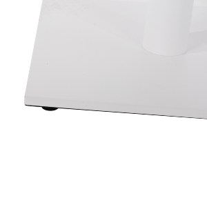 70449 ΒΑΣΗ ΜΠΑΡ ΜΕΤΑΛΛΙΚΗ ΛΕΥΚΗ ΜΑΤ 46Χ46Χ108Yεκ. ΜΕ ΡΕΓΟΥΛΑΤΟΡΟΥΣ HM439.02