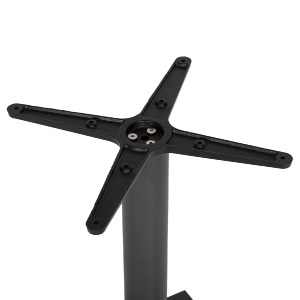 70525 ΒΑΣΗ ΤΡΑΠΕΖΙΟΥ ΜΕΤΑΛΛΙΚΗ ΓΚΡΙ ΜΑΤ 46Χ46Χ72Yεκ. ΜΕ ΣΤΑΥΡΟ 46Χ46 ΚΑΙ ΡΕΓΟΥΛΑΤΟΡΟΥΣ HM438.20