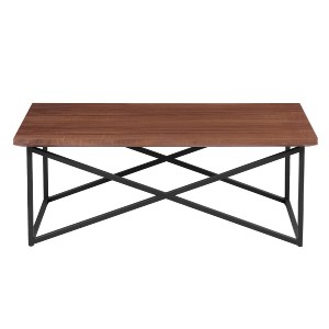 70580 ΤΡΑΠΕΖΙ ΣΑΛΟΝΙΟΥ HM9469.02 MDF ΜΕ ΚΑΠΛΑΜΑ ΑΠΟ ΞΥΛΟ ΦΡΑΞΟΥ 120x60x45,5Yεκ.