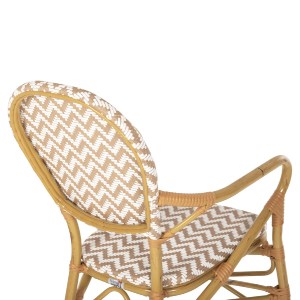 70619 ΠΟΛΥΘΡΟΝΑ ΑΛΟΥΜΙΝΙΟΥ BAMBOO LOOK ΦΥΣΙΚΟ - ΛΕΥΚΟ HM5928.03 55x58x95 εκ.