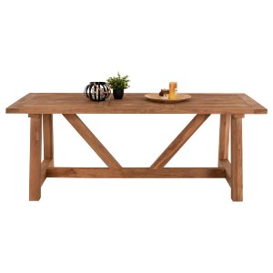 70630 ΤΡΑΠΕΖΙ ΤΡΑΠΕΖΑΡΙΑΣ HM7922 RECYCLED TEAK ΣΕ ΦΥΣΙΚΟ ΧΡΩΜΑ 200X100X75Yεκ.