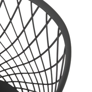 70687 ΠΟΛΥΘΡΟΝΑ ΠΟΛΥΠΡΟΠΥΛΕΝΙΟΥ ΓΚΡΙ-ΜΑΥΡΑ ΜΕΤΑΛ. ΠΟΔΙΑ ARIADNE HM8001.30 63x56x80Yεκ.
