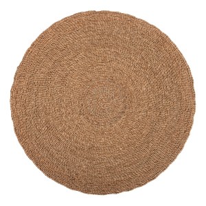 70732 ΧΑΛΙ ΣΤΡΟΓΓΥΛΟ CRATER HM7849 MENDONG GRASS ΣΕ ΦΥΣΙΚΟ ΧΡΩΜΑ Φ150εκ.