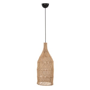 70759 ΦΩΤΙΣΤΙΚΟ ΟΡΟΦΗΣ HM7886 ΚΡΕΜΑΣΤΟ ΑΠΟ RATTAN ΣΕ ΦΥΣΙΚΟ ΧΡΩΜΑ Φ34,5x178Yεκ.