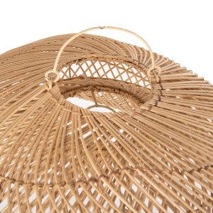 70764 ΦΩΤΙΣΤΙΚΟ ΟΡΟΦΗΣ ΚΡΕΜΑΣΤΟ HM7862 RATTAN ΣΕ ΦΥΣΙΚΟ ΧΡΩΜΑ 62x52x122Υεκ.